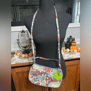 NWT-Vera Bradley Floral Crossbody